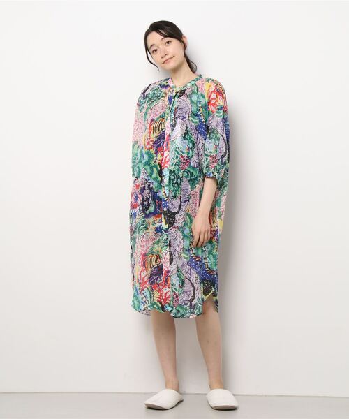 パジャマ スリープ のワンピース パジャマ ７分袖 ワンピース 綿100 おやゆび姫 シリーズ M L ワンピース Tsumori ワンピース Chisato Sleep ツモリチサト おやゆび姫 シリーズ M スリープ のファッション