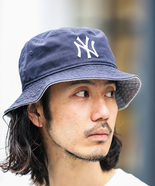 NEW ERA(ニューエラ)の「New Era Bucket-01MLB(ハット・メンズ・ブラック/ネイビー/ロイヤルブルー・M/L)」の2枚目の写真
