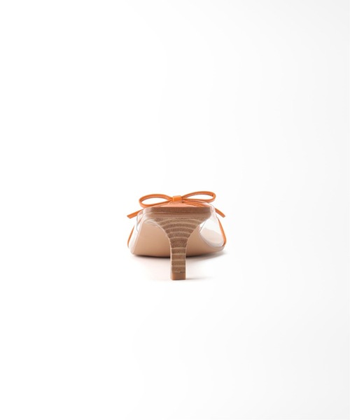 U by SPICK&SPAN(ユーバイスピックアンドスパン)の「【SENSO/センソ】 Ribbonモチーフクリアサンダル(サンダル・レディース・オレンジ・38/36/37)」の18枚目の写真