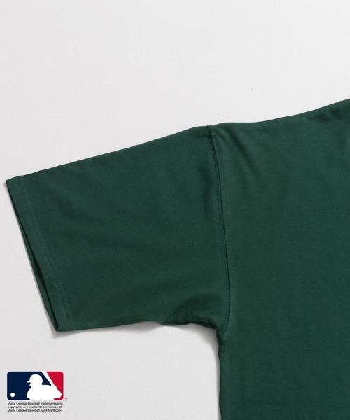 MLB（メジャーリーグベースボール）の「MLB/メジャーリーグベースボール ロゴ刺繍 ラバープリント 球団ロゴ バックプリント スリット 半袖 Tee シャツ tシャツ（Tシャツ/カットソー・メンズ・ネイビー/ホワイト/グリーン/ブラック/ホワイト系その他/ホワイト系その他2・M/L/LL/5L/4L/3L/S）」の13枚目の写真