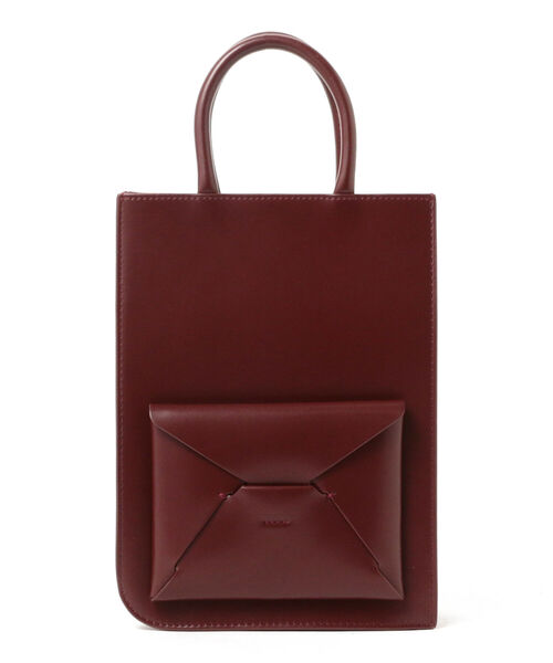 B:MING by BEAMS(ビーミングバイビームス)の「ADD CULUMN / レター バッグ M(ハンドバッグ・レディース・チャコールグレー/ミント・ONE SIZE)」の3枚目の写真