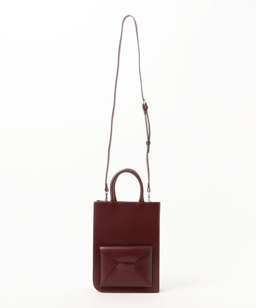 B:MING by BEAMS(ビーミングバイビームス)の「ADD CULUMN / レター バッグ M(ハンドバッグ・レディース・チャコールグレー/ミント・ONE SIZE)」の9枚目の写真