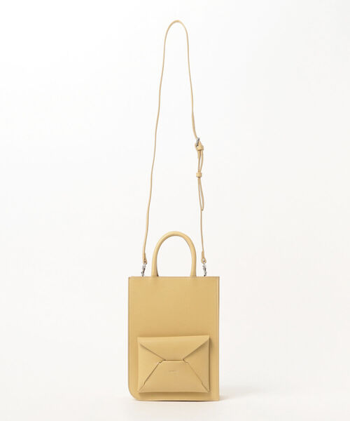 B:MING by BEAMS(ビーミングバイビームス)の「ADD CULUMN / レター バッグ M(ハンドバッグ・レディース・チャコールグレー/ミント・ONE SIZE)」の13枚目の写真