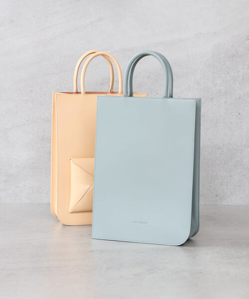 B:MING by BEAMS(ビーミングバイビームス)の「ADD CULUMN / レター バッグ M(ハンドバッグ・レディース・チャコールグレー/ミント・ONE SIZE)」の14枚目の写真