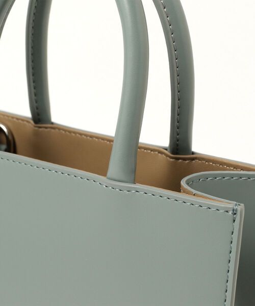B:MING by BEAMS(ビーミングバイビームス)の「ADD CULUMN / レター バッグ M(ハンドバッグ・レディース・チャコールグレー/ミント・ONE SIZE)」の19枚目の写真