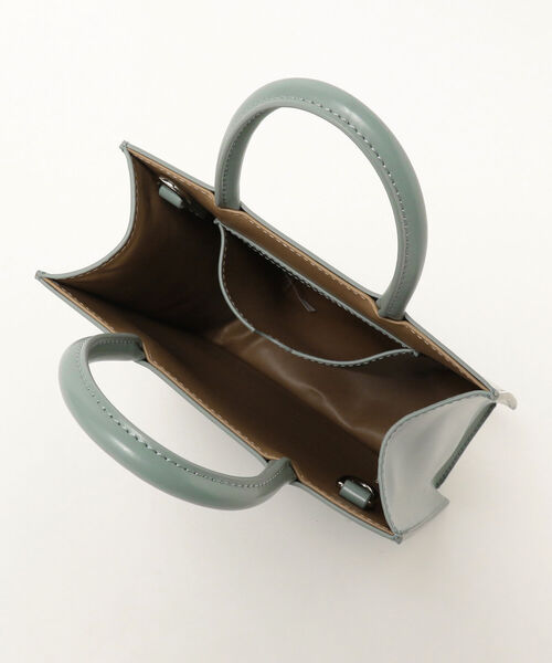 B:MING by BEAMS(ビーミングバイビームス)の「ADD CULUMN / レター バッグ M(ハンドバッグ・レディース・チャコールグレー/ミント・ONE SIZE)」の21枚目の写真
