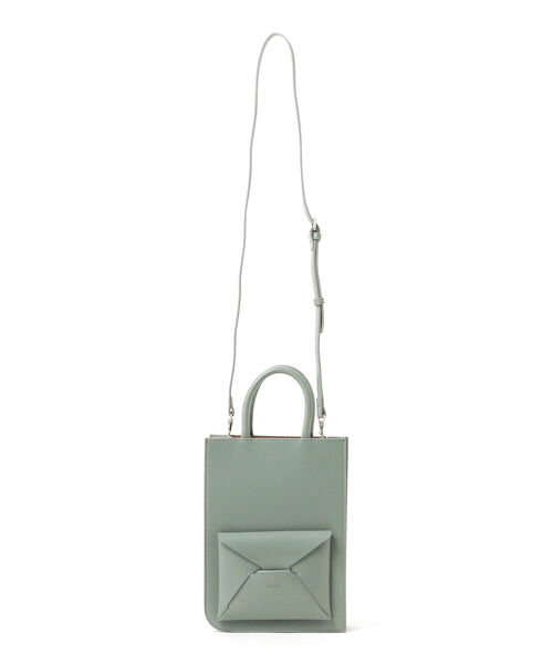 B:MING by BEAMS(ビーミングバイビームス)の「ADD CULUMN / レター バッグ M(ハンドバッグ・レディース・チャコールグレー/ミント・ONE SIZE)」の22枚目の写真