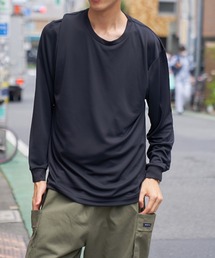 【LIFEMAX】4.3オンスドライロングスリーブTシャツ(ポリジン加工)長袖無地ロンT カットソー インナーとしても MS1609