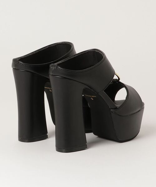 LOVEHUNTER（ラブハンター）の「LOVEHUNTER / フロントリングミュールサンダル (1576)（サンダル・レディース・ホワイト/ブラック・S/M/L/LL/SS）」の4枚目の写真