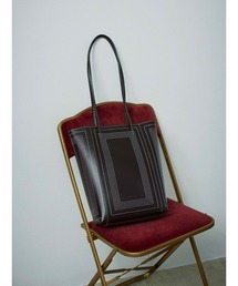 スクエアステッチトートバッグ