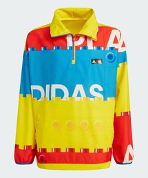 adidas（アディダス）の「adidas × Classic LEGO ハーフジップ ウインドブレーカー / アディダス（キッズ/子供用）（ナイロンジャケット）」