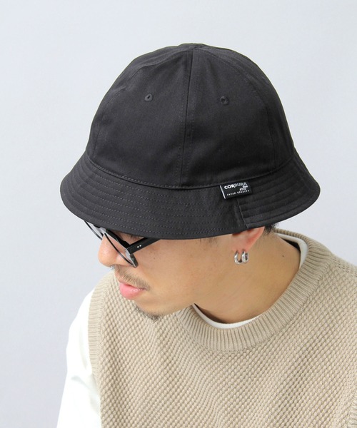 Basiquenti（ベーシックエンティ）の「バックサテン CORDURA混コットン（日本製生地） メトロハット（ハット・メンズ・ブラック/ベージュ/カーキ/ネイビー・FREE）」の5枚目の写真