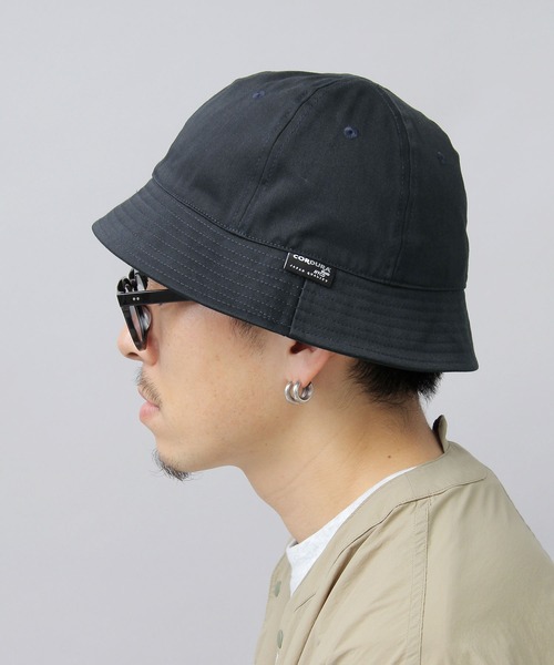 Basiquenti（ベーシックエンティ）の「バックサテン CORDURA混コットン（日本製生地） メトロハット（ハット・メンズ・ブラック/ベージュ/カーキ/ネイビー・FREE）」の10枚目の写真
