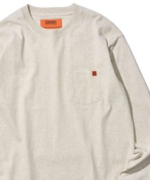 【UNIVERSAL OVERALL】別注 ポケットクルーネック ロングスリーブTシャツ / POCKET LONG SLEEVE