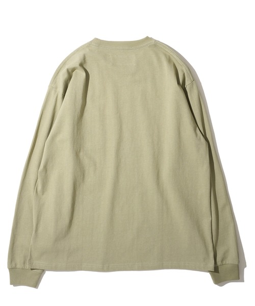 UNIVERSAL OVERALL(ユニバーサルオーバーオール)の「【UNIVERSAL OVERALL】別注 ポケットクルーネック ロングスリーブTシャツ / POCKET LONG SLEEVE(Tシャツ/カットソー・メンズ・グリーン/ベージュ/ネイビー/ホワイト/ブラック/チャコールグレー/グレイッシュベージュ/オートミール/ライトピンク/サックスブルー/セージグリーン/ミント・MEDIUM/X-LARGE/LARGE/SMALL)」の16枚目の写真