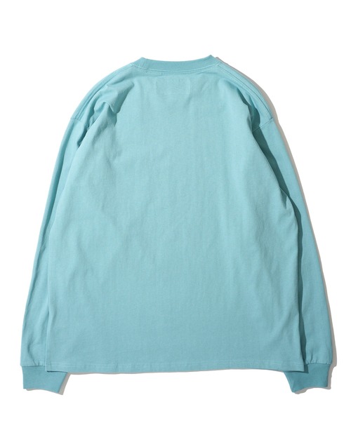 UNIVERSAL OVERALL(ユニバーサルオーバーオール)の「【UNIVERSAL OVERALL】別注 ポケットクルーネック ロングスリーブTシャツ / POCKET LONG SLEEVE(Tシャツ/カットソー・メンズ・グリーン/ベージュ/ネイビー/ホワイト/ブラック/チャコールグレー/グレイッシュベージュ/オートミール/ライトピンク/サックスブルー/セージグリーン/ミント・MEDIUM/X-LARGE/LARGE/SMALL)」の18枚目の写真