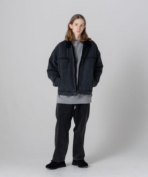 CITEN（シテン）の「＜CITEN＞バギー デニムパンツ（デニムパンツ・メンズ・ブラック/コバルトブルー・M/L）」の9枚目の写真