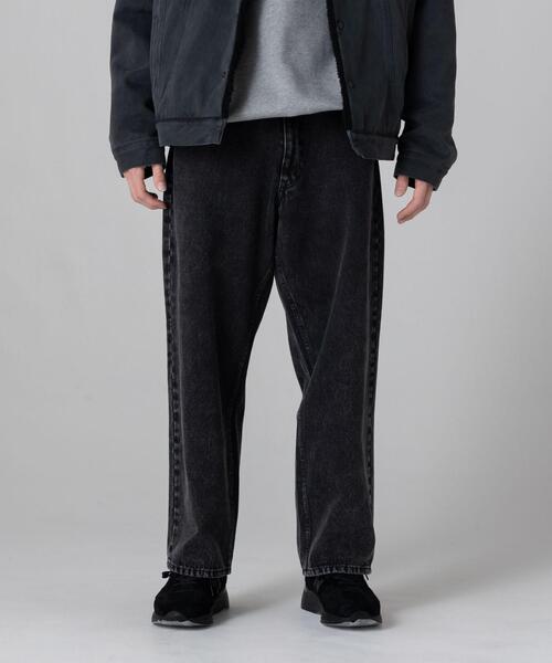CITEN（シテン）の「＜CITEN＞バギー デニムパンツ（デニムパンツ・メンズ・ブラック/コバルトブルー・M/L）」の10枚目の写真