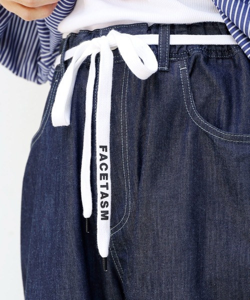 FACETASM（ファセッタズム）の「FACETASM/ファセッタズム SHOELACE BELT シューレースベルト 2色セット（ベルト・メンズ・ホワイト×ブルー/ブラック×レッド・00）」の2枚目の写真