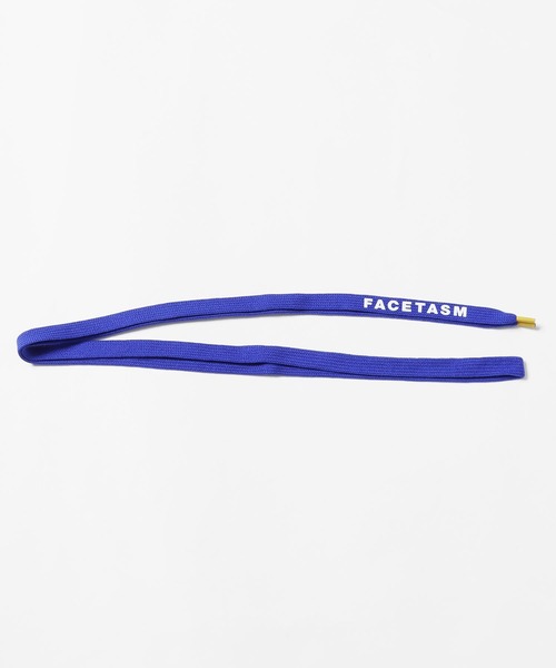 FACETASM（ファセッタズム）の「FACETASM/ファセッタズム SHOELACE BELT シューレースベルト 2色セット（ベルト・メンズ・ホワイト×ブルー/ブラック×レッド・00）」の3枚目の写真