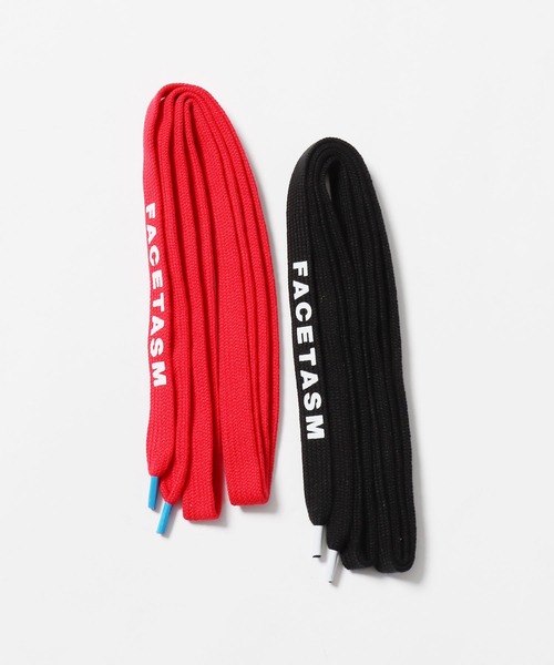 FACETASM（ファセッタズム）の「FACETASM/ファセッタズム SHOELACE BELT シューレースベルト 2色セット（ベルト・メンズ・ホワイト×ブルー/ブラック×レッド・00）」の9枚目の写真