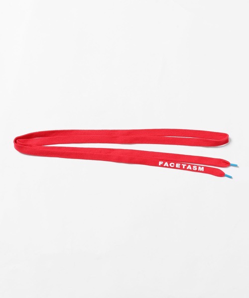 FACETASM（ファセッタズム）の「FACETASM/ファセッタズム SHOELACE BELT シューレースベルト 2色セット（ベルト・メンズ・ホワイト×ブルー/ブラック×レッド・00）」の6枚目の写真