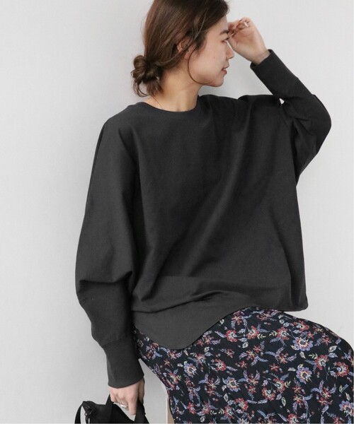 JOURNAL STANDARD relume(ジャーナルスタンダード レリューム)の「《追加》ドルマンフォルムロングTEE(Tシャツ/カットソー・レディース・ホワイト/チャコールグレー/ベージュ/ネイビー・FREE)」の1枚目の写真