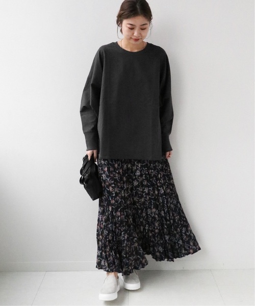 JOURNAL STANDARD relume(ジャーナルスタンダード レリューム)の「《追加》ドルマンフォルムロングTEE(Tシャツ/カットソー・レディース・ホワイト/チャコールグレー/ベージュ/ネイビー・FREE)」の8枚目の写真