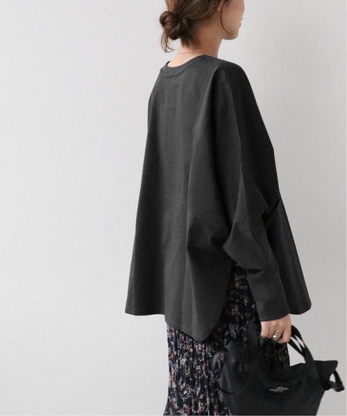 JOURNAL STANDARD relume(ジャーナルスタンダード レリューム)の「《追加》ドルマンフォルムロングTEE(Tシャツ/カットソー・レディース・ホワイト/チャコールグレー/ベージュ/ネイビー・FREE)」の13枚目の写真