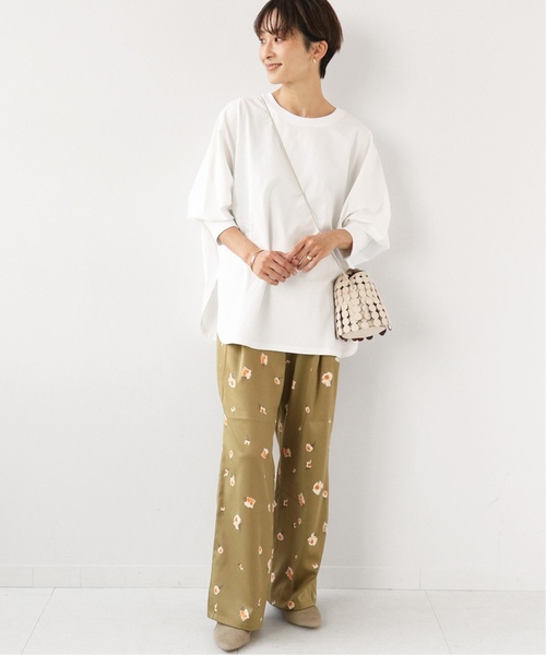 JOURNAL STANDARD relume(ジャーナルスタンダード レリューム)の「《追加》ドルマンフォルムロングTEE(Tシャツ/カットソー・レディース・ホワイト/チャコールグレー/ベージュ/ネイビー・FREE)」の14枚目の写真