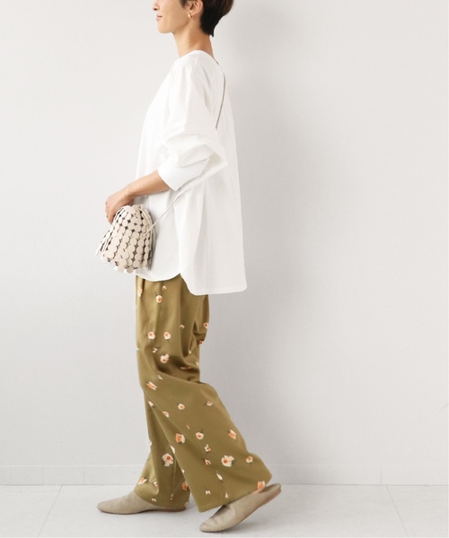 JOURNAL STANDARD relume(ジャーナルスタンダード レリューム)の「《追加》ドルマンフォルムロングTEE(Tシャツ/カットソー・レディース・ホワイト/チャコールグレー/ベージュ/ネイビー・FREE)」の15枚目の写真