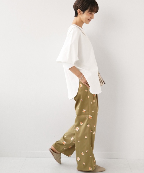 JOURNAL STANDARD relume(ジャーナルスタンダード レリューム)の「《追加》ドルマンフォルムロングTEE(Tシャツ/カットソー・レディース・ホワイト/チャコールグレー/ベージュ/ネイビー・FREE)」の16枚目の写真