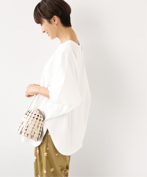 JOURNAL STANDARD relume(ジャーナルスタンダード レリューム)の「《追加》ドルマンフォルムロングTEE(Tシャツ/カットソー・レディース・ホワイト/チャコールグレー/ベージュ/ネイビー・FREE)」の19枚目の写真