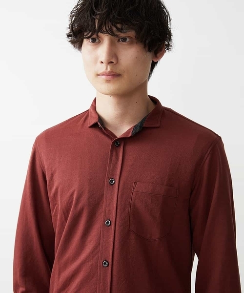 MK MICHEL KLEIN HOMME (エムケーミッシェルクランオム)の「カノコ七分シャツ(シャツ/ブラウス・メンズ・グレー/ブラウン/ブルー/ホワイト・48/51/46)」の18枚目の写真