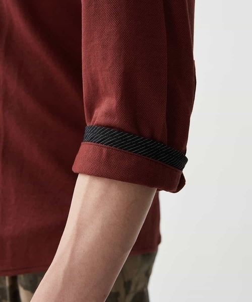 MK MICHEL KLEIN HOMME (エムケーミッシェルクランオム)の「カノコ七分シャツ(シャツ/ブラウス・メンズ・グレー/ブラウン/ブルー/ホワイト・48/51/46)」の21枚目の写真
