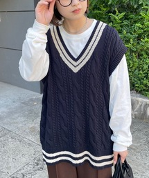 DISCOAT | チルデンニットベスト(ベスト)