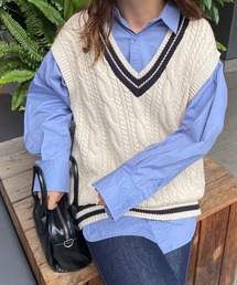 DISCOAT | チルデンニットベスト(ベスト)