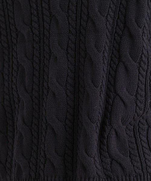 DISCOAT（ディスコート）の「チルデンニットベスト（ベスト・レディース・ネイビー/アイボリー・FREE）」の15枚目の写真