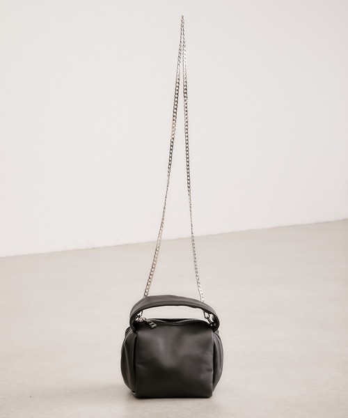 PAPILLONNER（パピヨネ）の「【OT】2WAY/ミニパフショルダー/PAPILLONNER/パピヨネ（ショルダーバッグ・レディース・ブラック/ライム・FREE）」の22枚目の写真