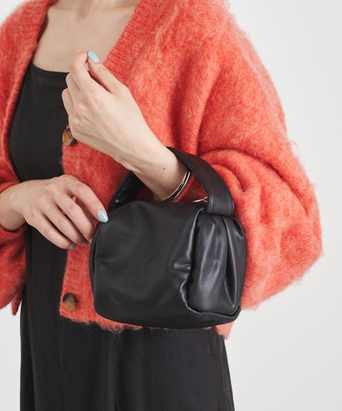 PAPILLONNER（パピヨネ）の「【OT】2WAY/ミニパフショルダー/PAPILLONNER/パピヨネ（ショルダーバッグ・レディース・ブラック/ライム・FREE）」の12枚目の写真