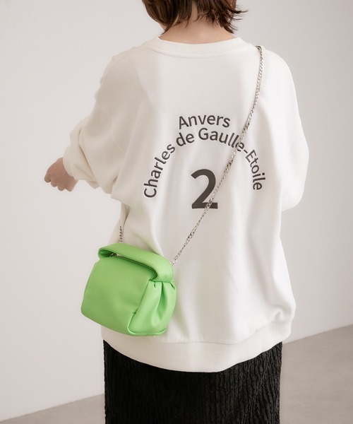 PAPILLONNER（パピヨネ）の「【OT】2WAY/ミニパフショルダー/PAPILLONNER/パピヨネ（ショルダーバッグ・レディース・ブラック/ライム・FREE）」の18枚目の写真