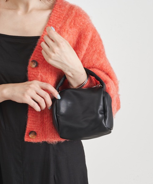 PAPILLONNER（パピヨネ）の「【OT】2WAY/ミニパフショルダー/PAPILLONNER/パピヨネ（ショルダーバッグ・レディース・ブラック/ライム・FREE）」の11枚目の写真