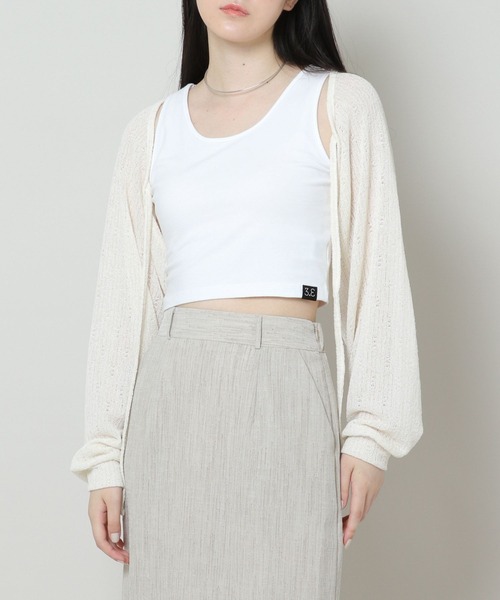 ALAND（エーランド）の「3.3 Field Trip／33 LOGO タンク 2165279（タンクトップ・レディース・ホワイト/ブラック/ピンク/ブルー・FREE）」の2枚目の写真