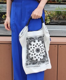 Ball&Chain | Ball&Chain(ボールアンドチェーン) BANDANA/Mサイズ　刺繍ショッピングバッグ(エコバッグ/サブバッグ)