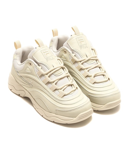 FILA（フィラ）の「FILA FILARAY / フィラ フィラレイ（スニーカー・メンズ・カーキ/ホワイト/ブラック・23.0cm/23.5cm/24.0cm/24.5cm/25.0cm/25.5cm/26.5cm/27.0cm/27.5cm/28.0cm/26.0cm/22.5cm）」の3枚目の写真