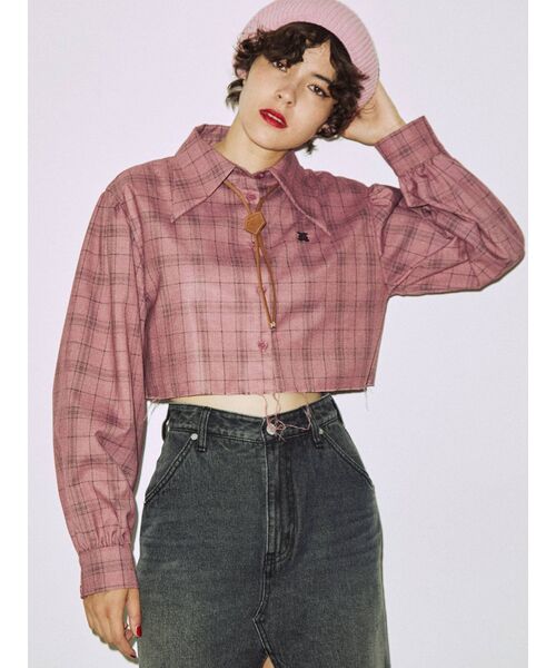 jouetie（ジュエティ）の「エンボスループタイ（ネックレス・レディース・アイボリー/ブラック/ブラウン・FREE）」の11枚目の写真