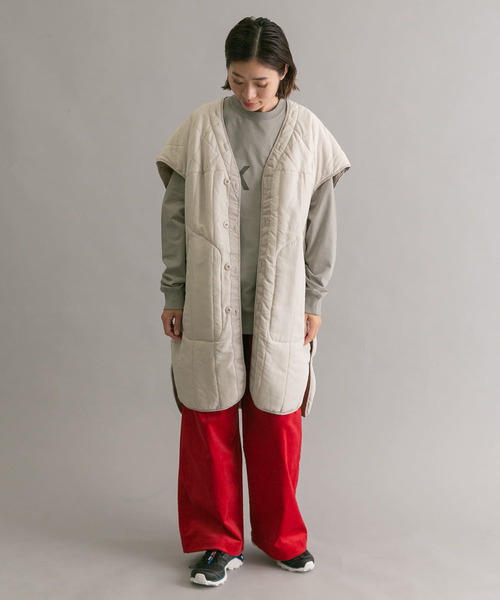 EKAL（エカル）の「EKAL　ロゴポケットロングスリーブTシャツ（Tシャツ/カットソー・メンズ・ライトグレー/カーキ・SMALL/MEDIUM/LARGE）」の22枚目の写真