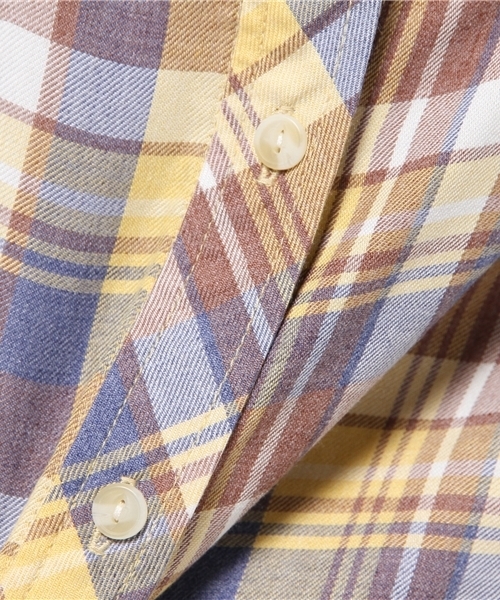 AZUL by moussy（アズールバイマウジー）の「フェイドチェックWポケ長袖T/Bシャツ（シャツ/ブラウス・レディース・ピンク系その他/イエロー系その他/ブルー系その他・MEDIUM/SMALL/LARGE）」の12枚目の写真