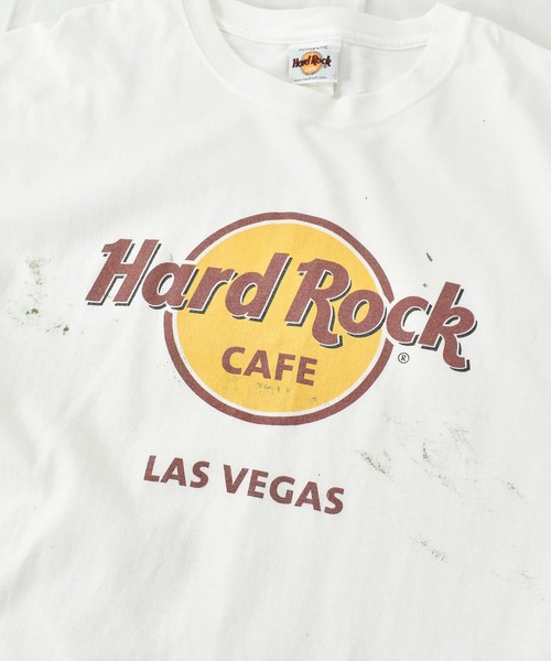 VINTAGE(ヴィンテージ)の「【ヴィンテージ古着】Hard Rock CAFE / ハードロックカフェ ロゴ プリントTシャツ LAS VEGAS(Tシャツ/カットソー・メンズ・ホワイト・LARGE)」の5枚目の写真