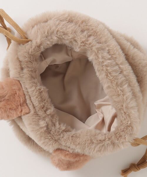 AS KNOW AS plus（アズノゥアズプラス）の「♪すふれあにまるポーチ（ポーチ・レディース・ホワイト/ベージュ/モカ/ホワイト×ブラック・FREE）」の15枚目の写真